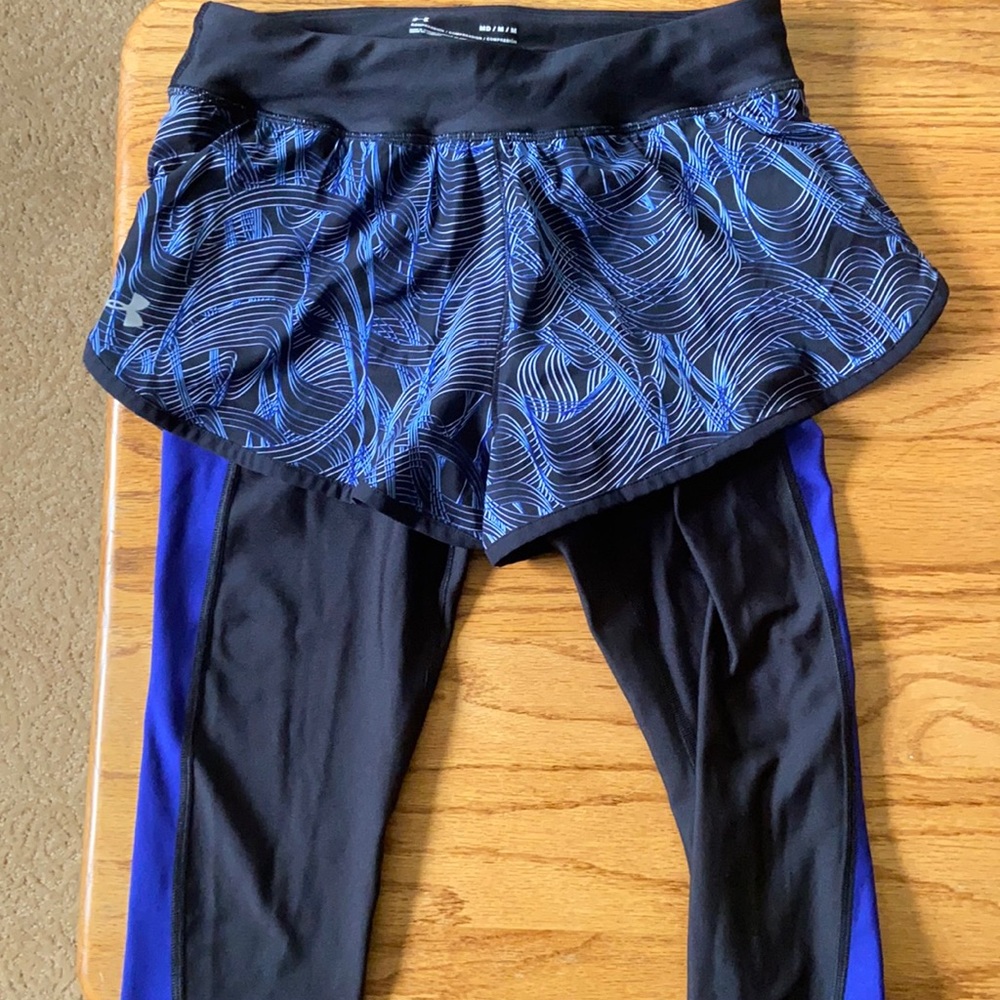 Under Armour Compression Shorts Leggings Combo Medium